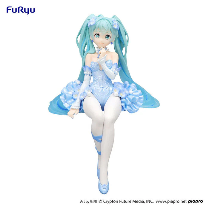 "Character Vocal Series 01 Hatsune Miku" Noodle Stopper Figure Nemophila Pale Blue Ver.