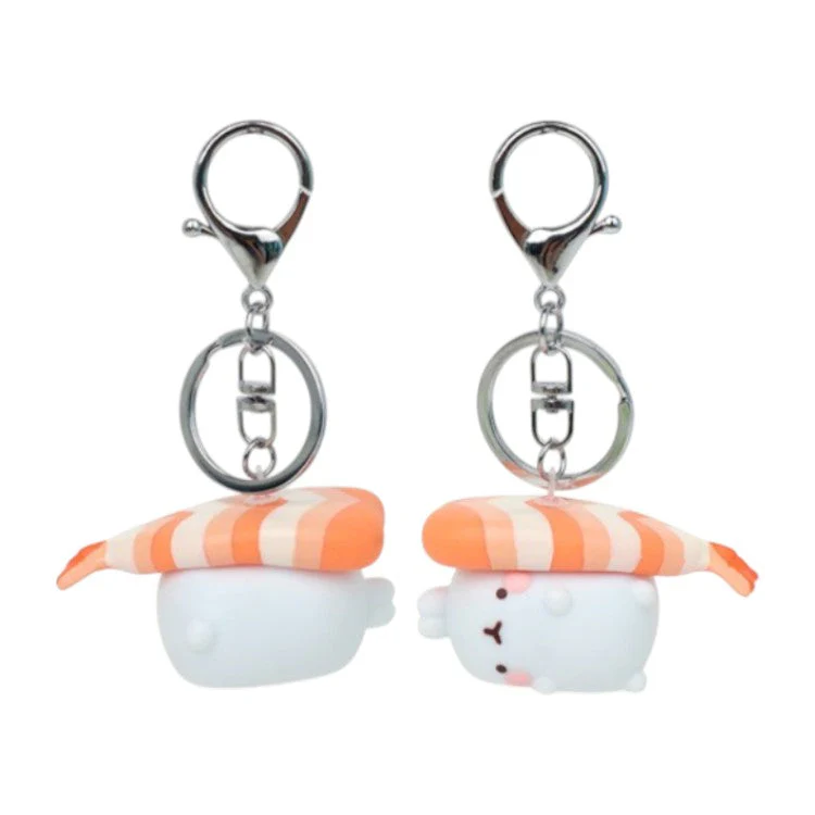 Molang Figure Keychain -Ebi Sushi