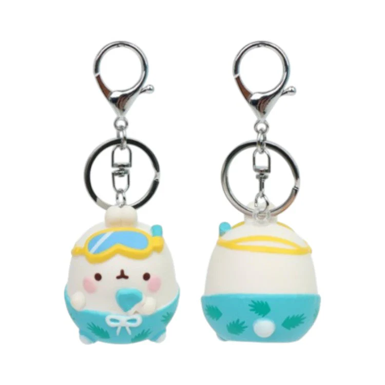 Molang Figure Keychain -Snorkeling