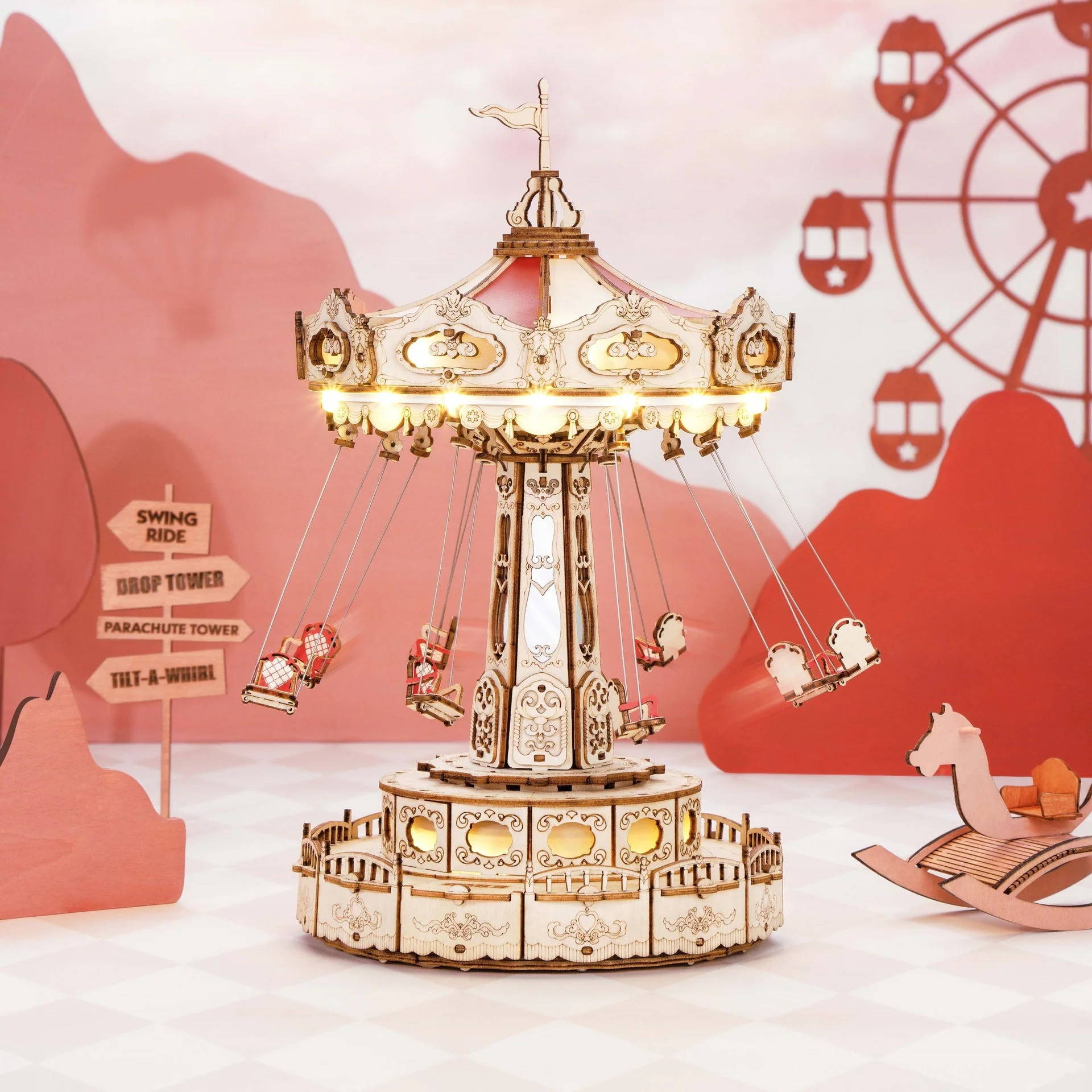 ROKR Magic Amusement Park EA02 Swing Ride