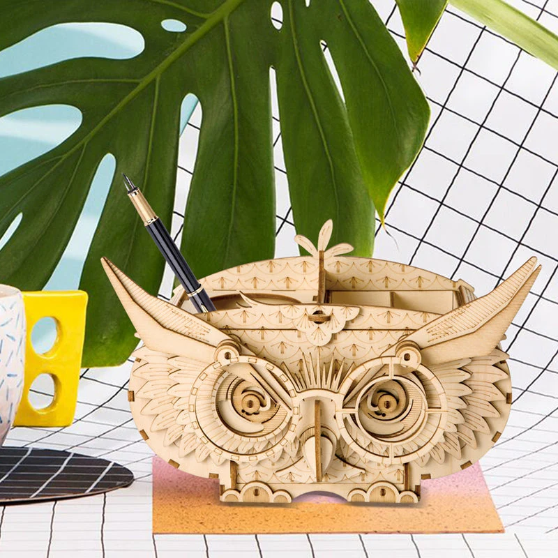 Rolife Classical Puzzle Series TG405 Owl Storage Box