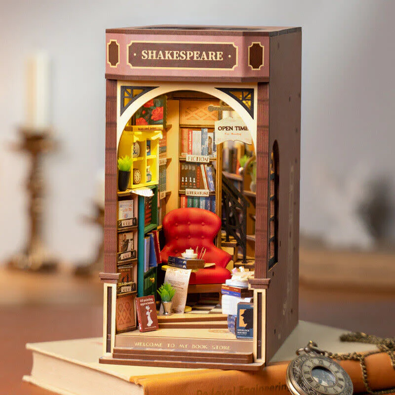 Rolife DIY House Book Nook Series TGB07 Bookstore