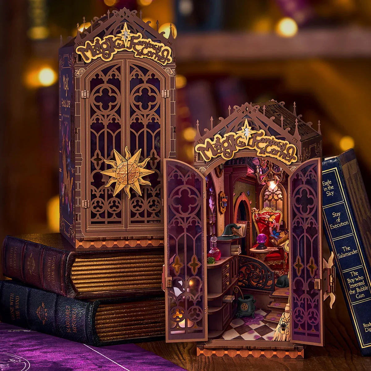 Rolife DIY House Book Nook Series TGB14 Magic Fantasy Corner