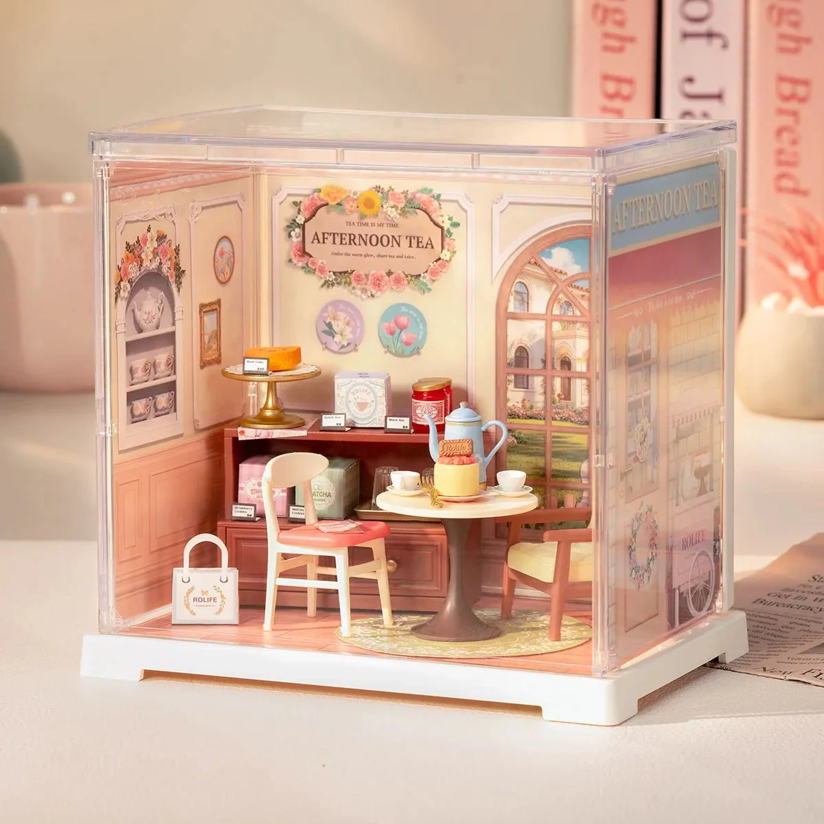 Rolife DIY House Super Store Series DWS02B Honey Tea Lounge