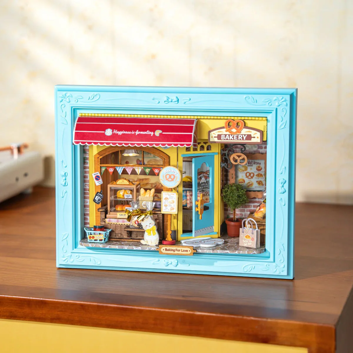 Rolife Story Frames Series DP001 Fluffy Cat Bakery