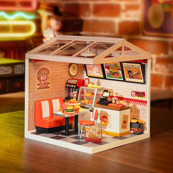 Rolife DIY House Super Store Series DW010 Yum Yum Burgers
